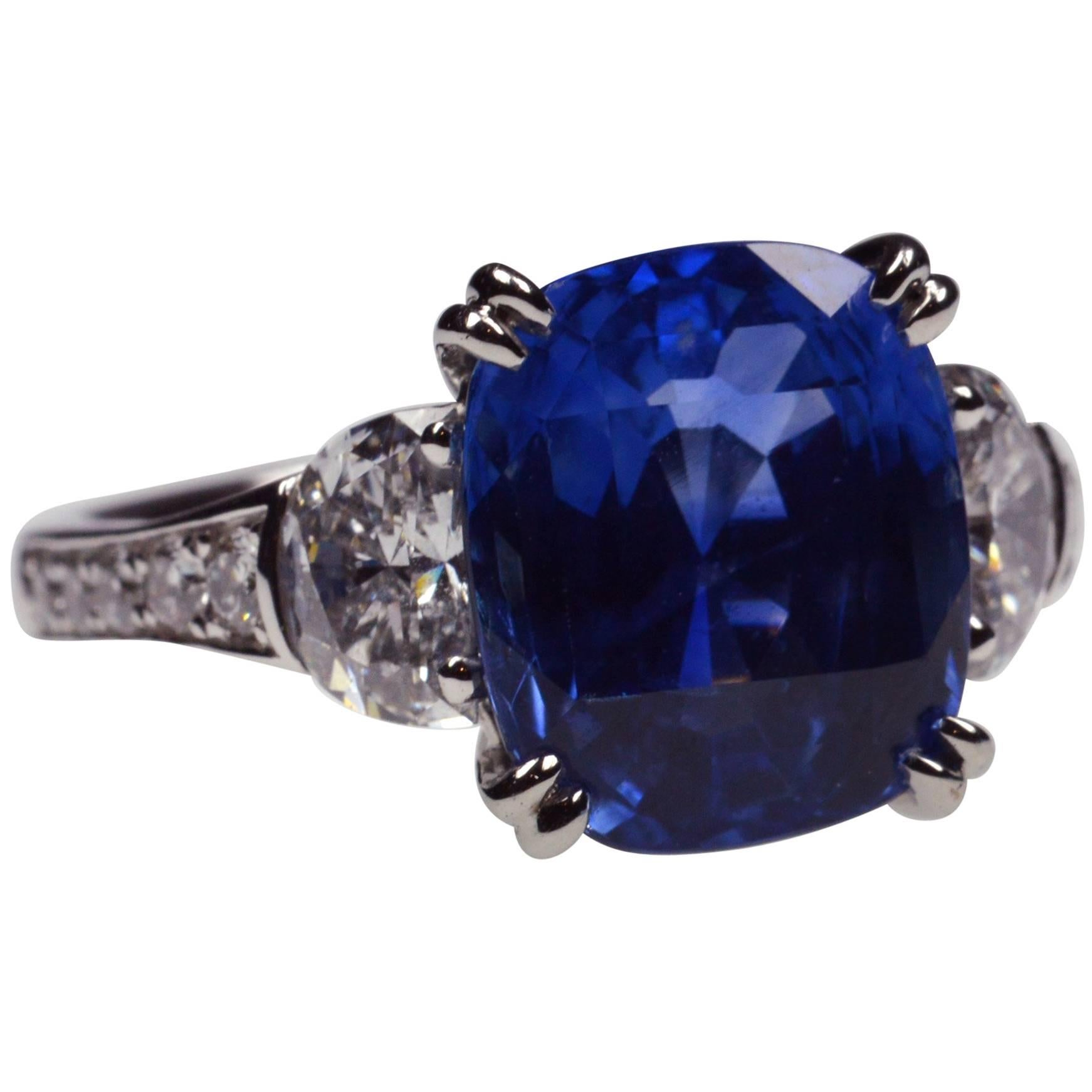 Sapphire Diamond Ring For Sale