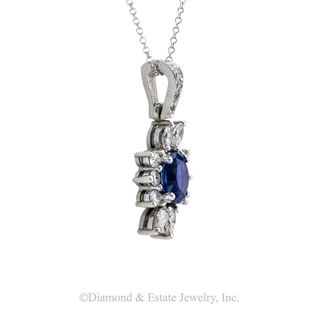 male sapphire necklace