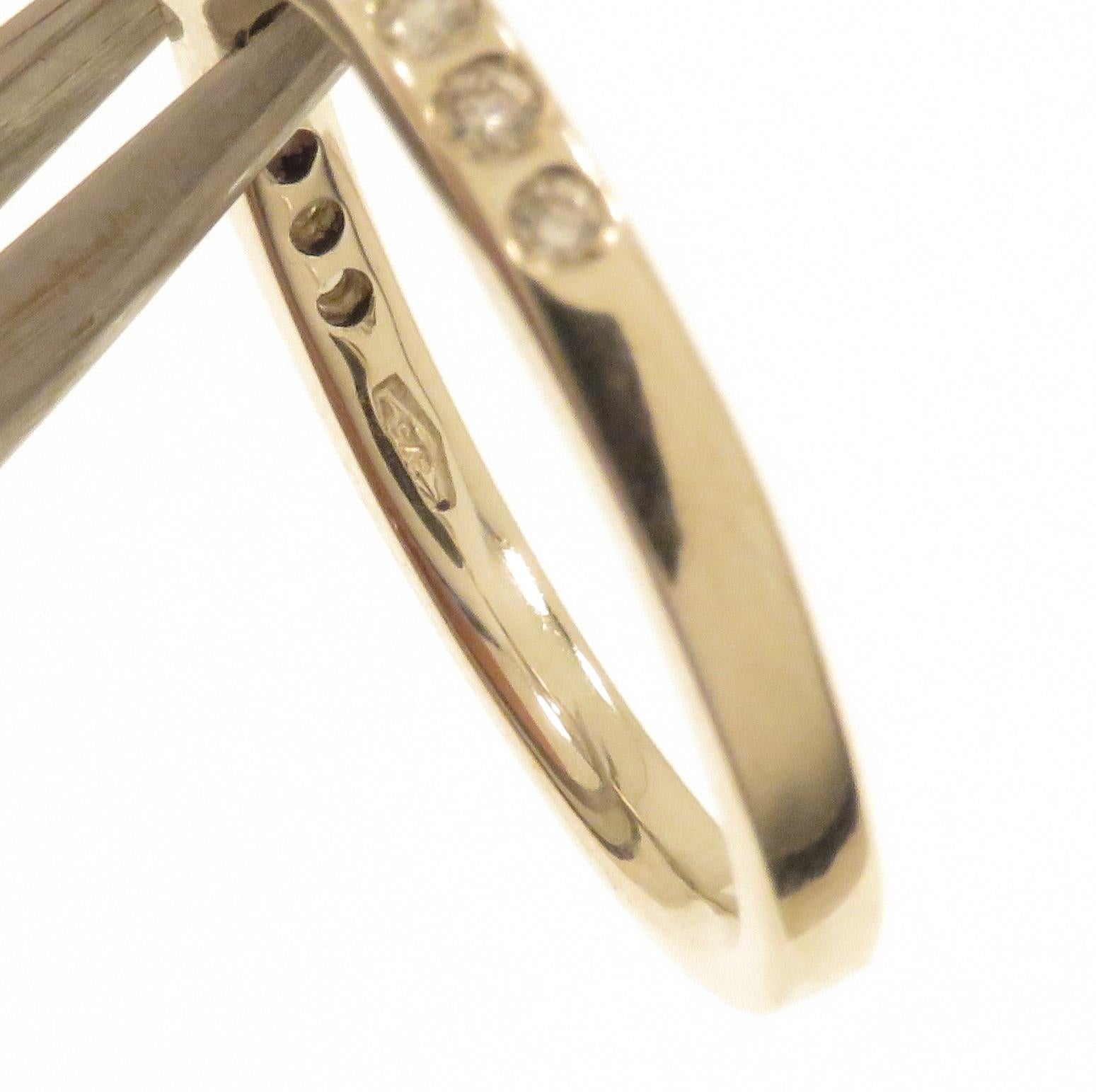Sapphire Diamonds 9K White Gold Ring For Sale 5