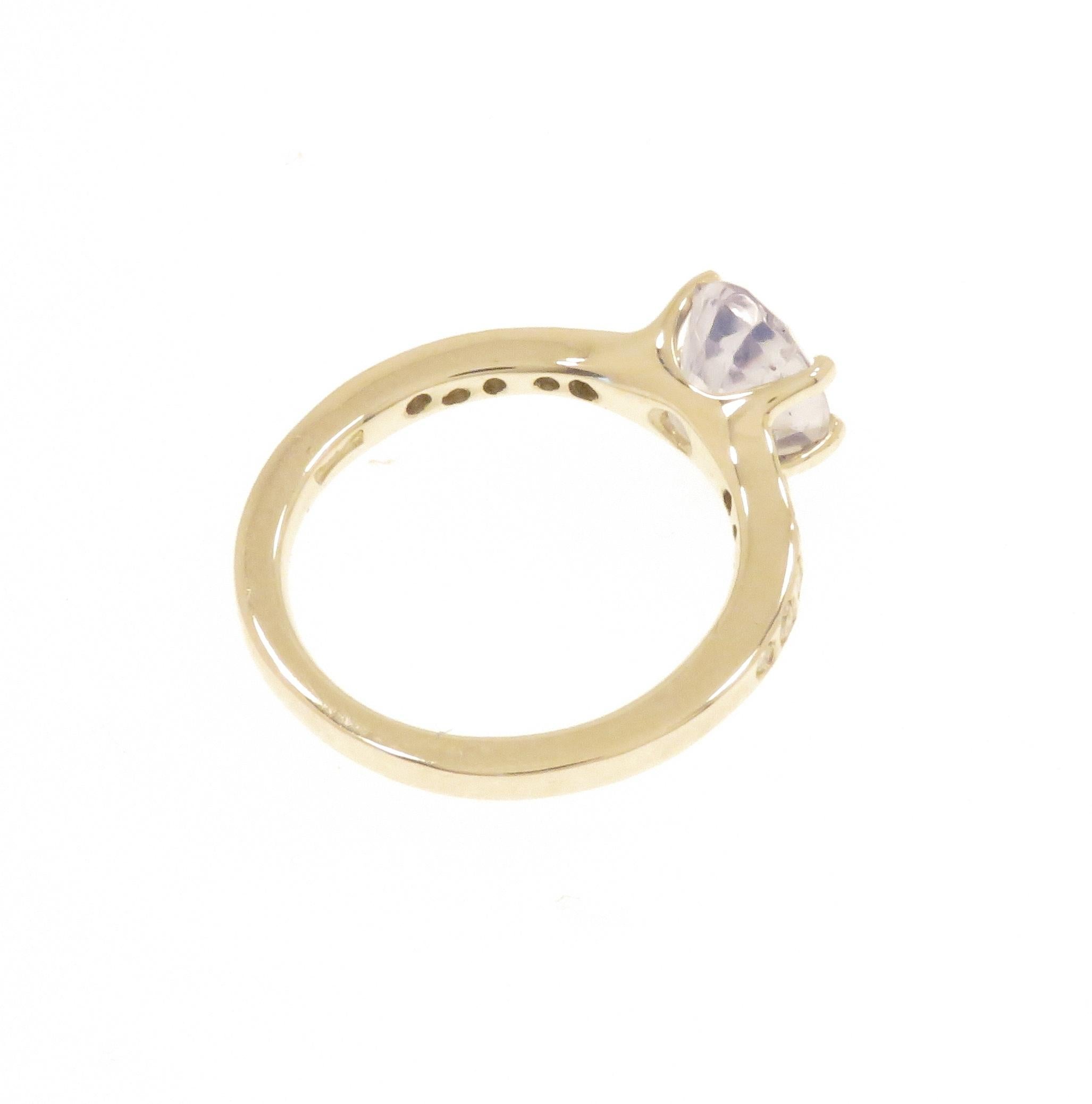 Bague en or blanc 9 carats avec saphirs et diamants en vente 3