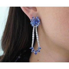 Sapphire Earrings 16.23 CTS
