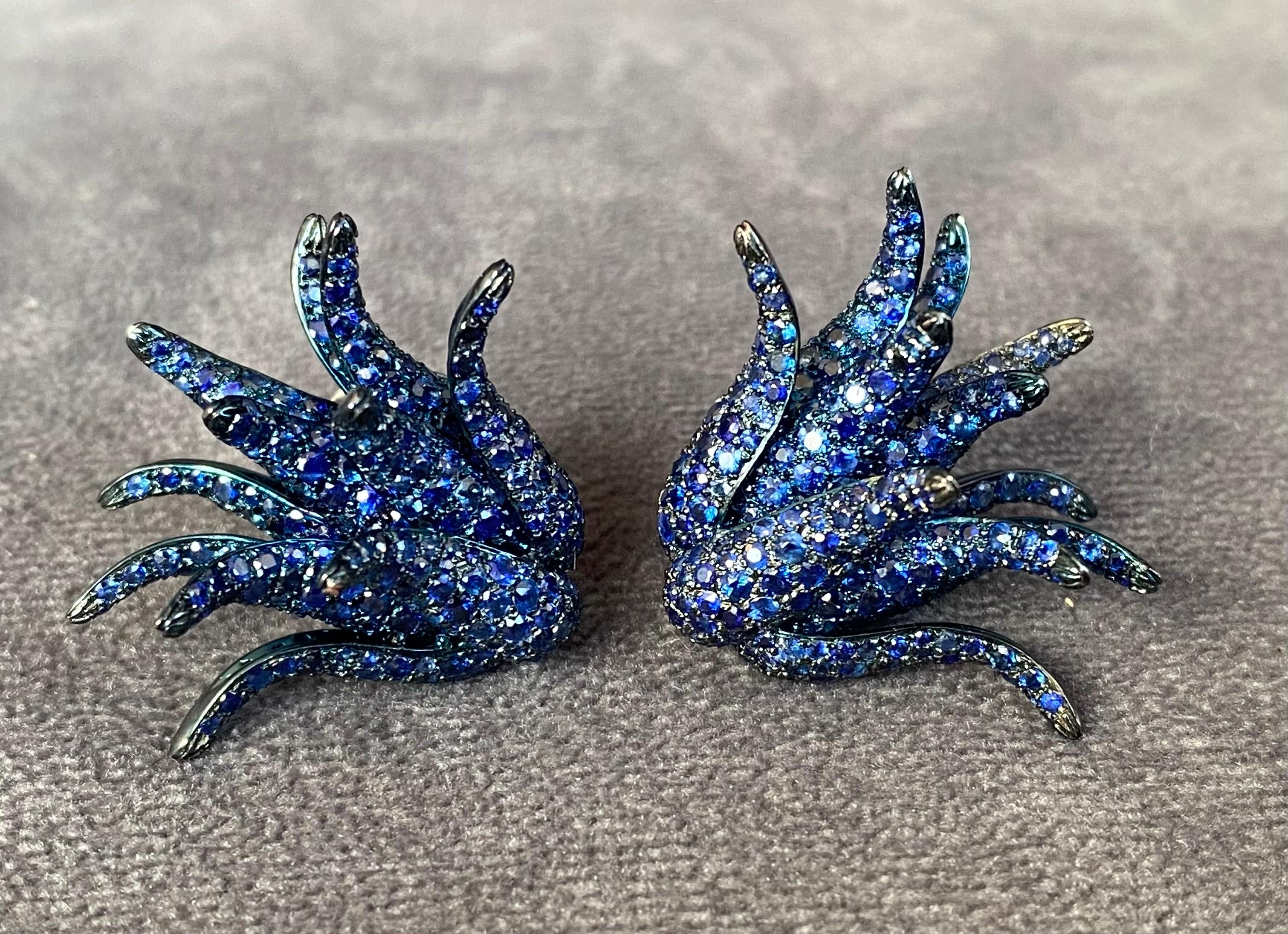 Sapphire Earrings For Sale 1