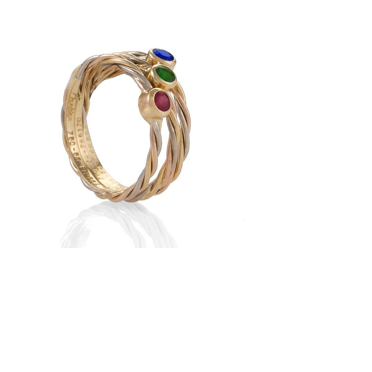sapphire and ruby ring