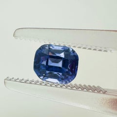 Sapphire Emerald Cut 0.89ct  ceylon (Sri-Lanka) No-Heated Natural Sapphire