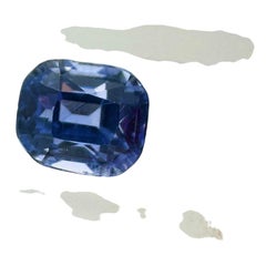 Sapphire Emerald Cut 0.89ct  ceylon (Sri-Lanka) No-Heated Natural Sapphire