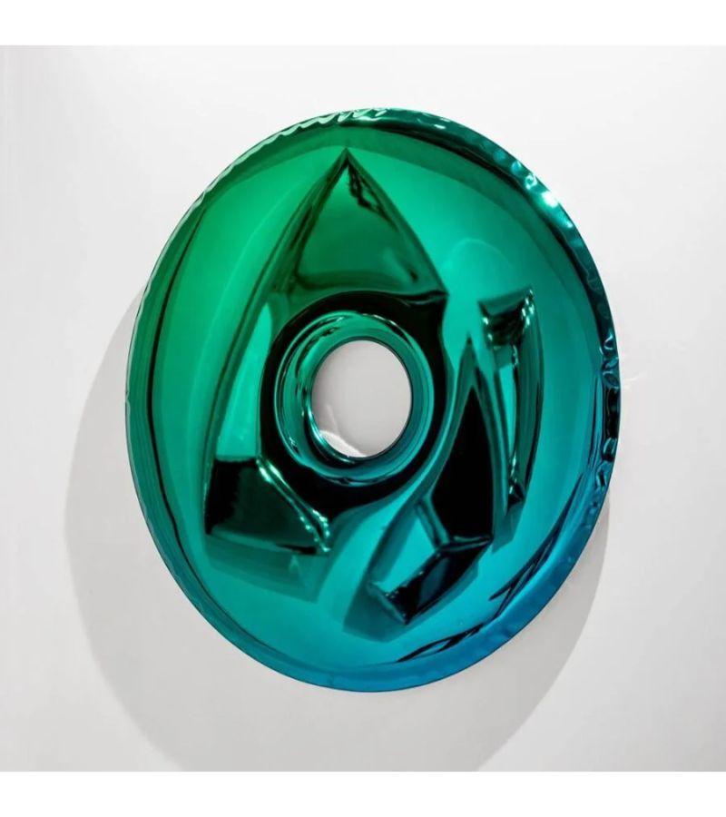 Sapphire Emerald Rondo 150 Wall Mirror by Zieta For Sale 7