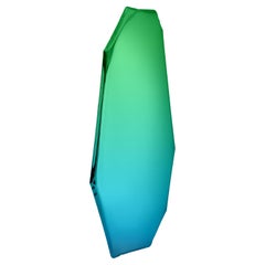 Sapphire Emerald Tafla C1 Sculptural Wall Mirror by Zieta