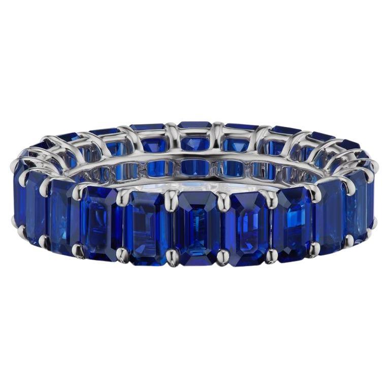 Sapphire Eternity Band For Sale