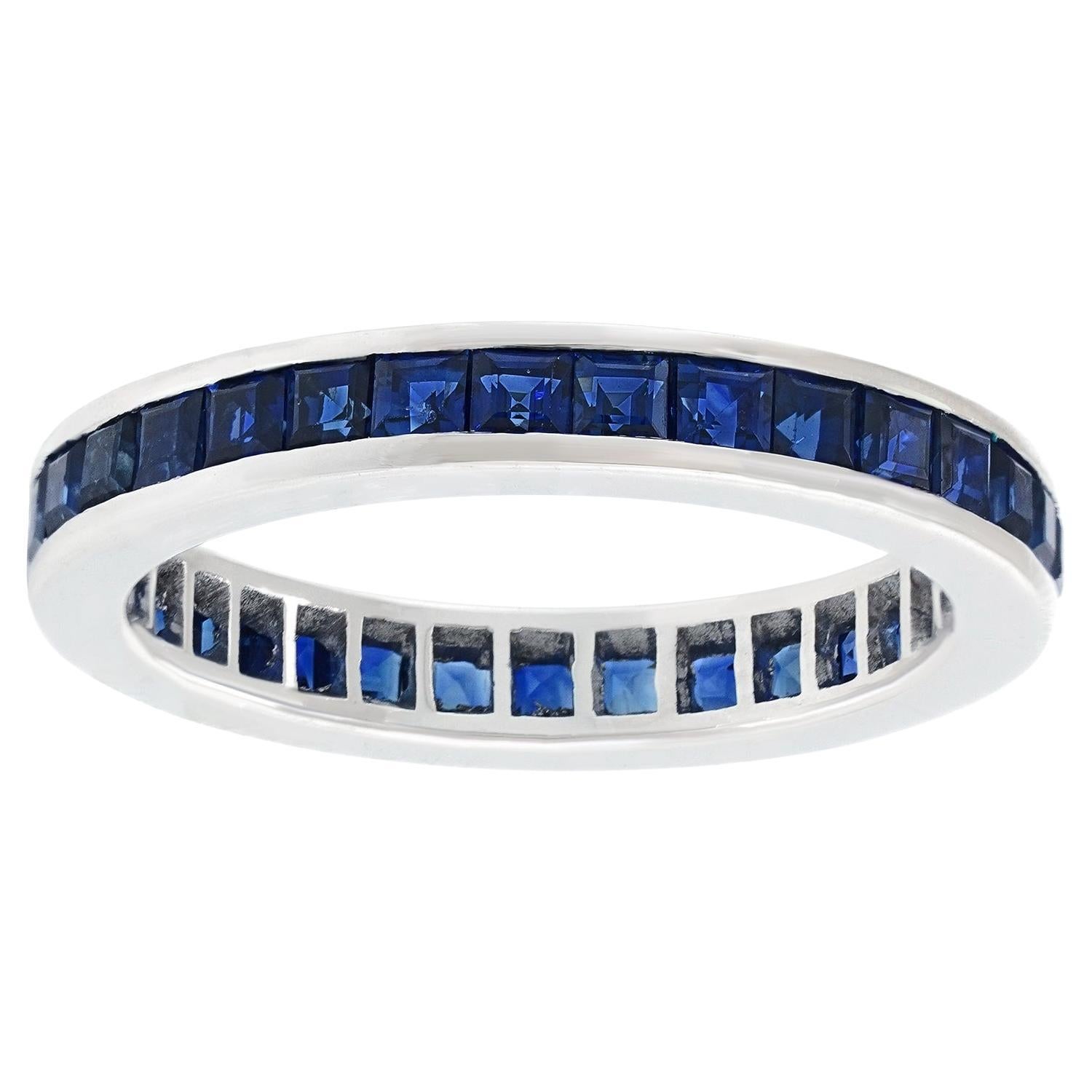 Sapphire Eternity Band