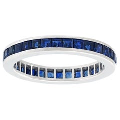 Sapphire Eternity Band