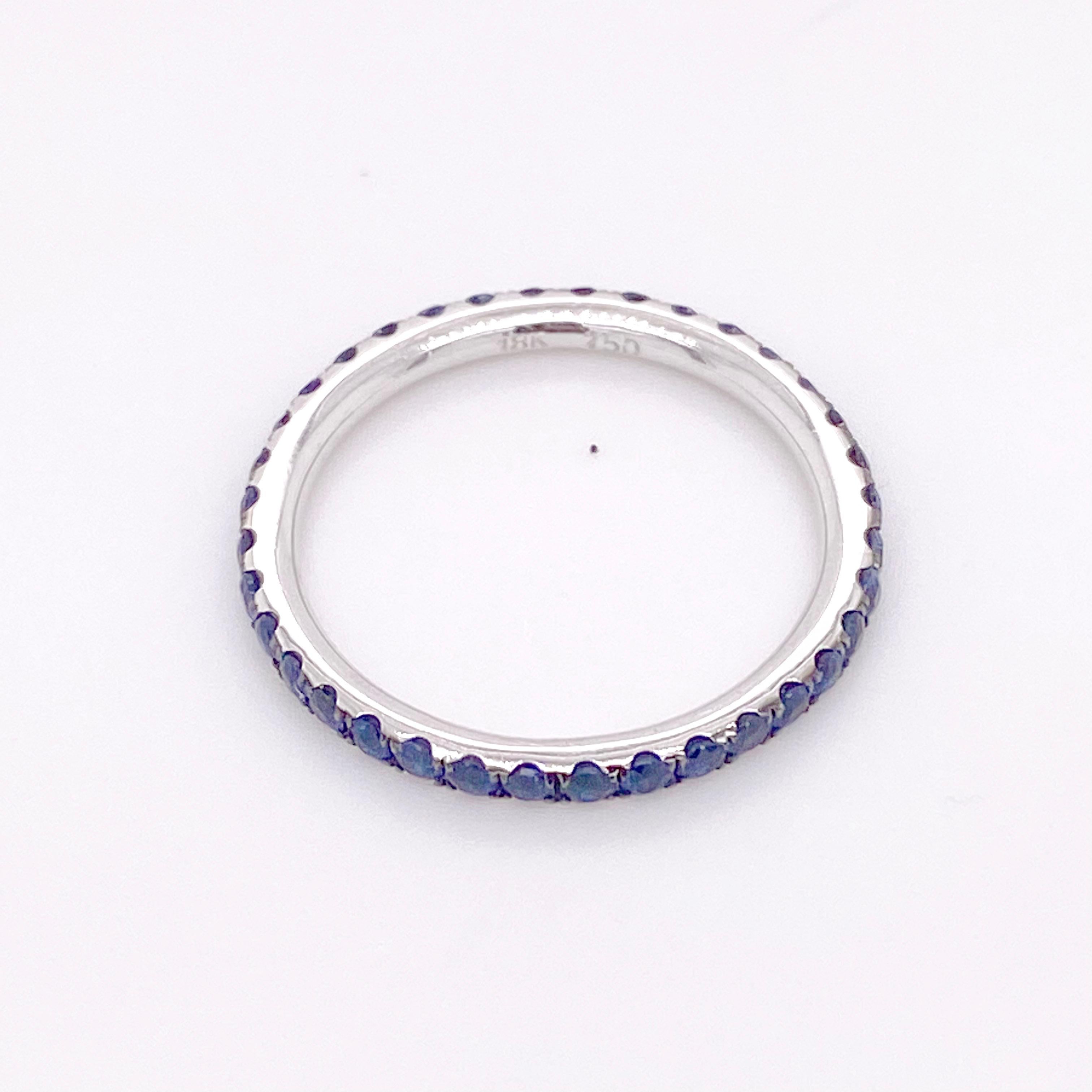 sapphire band ring
