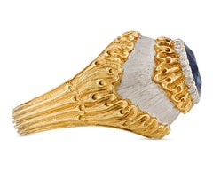 Sapphire Florentine Ring by Buccellati
