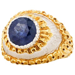 Sapphire Florentine Ring by Buccellati