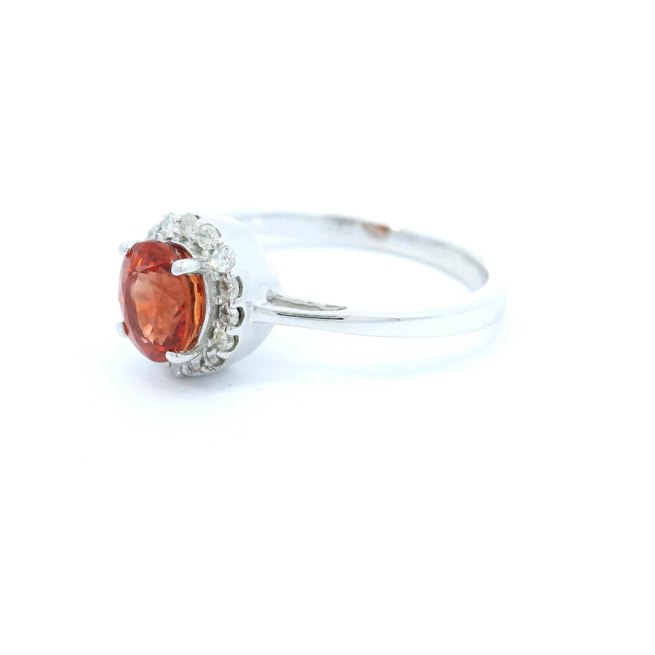 Saphir Edelstein Stein Ring im Angebot 1