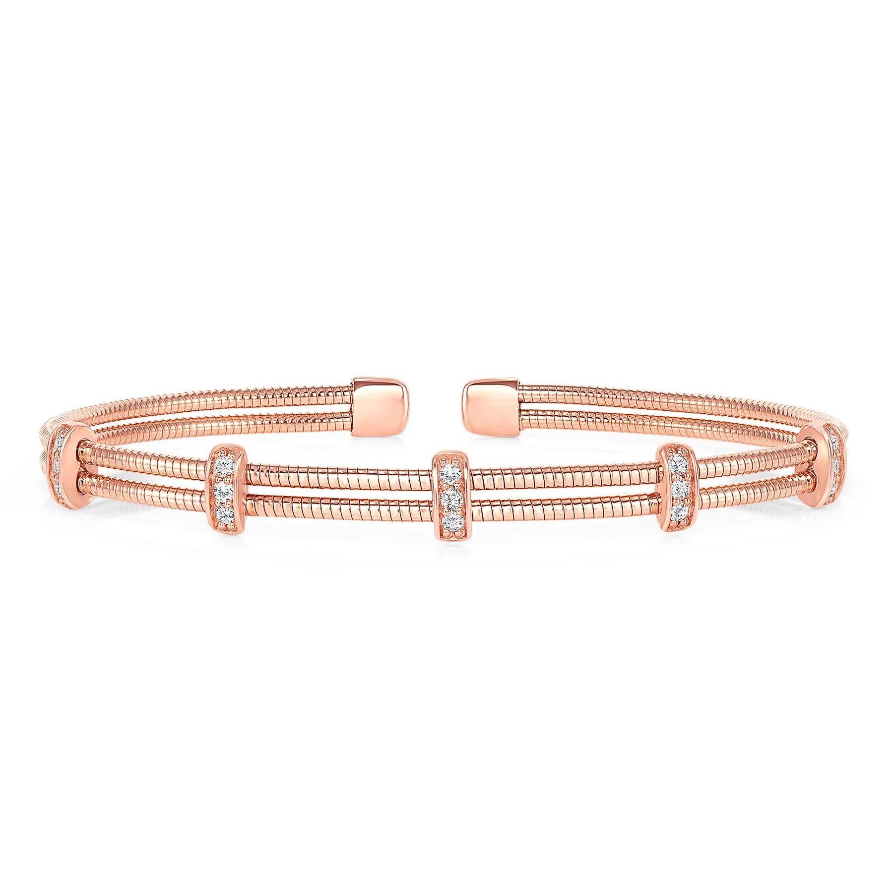 Bar-Tennisarmband aus 14 Karat Gold mit rundem Saphir und rundem Diamanten (Moderne) im Angebot