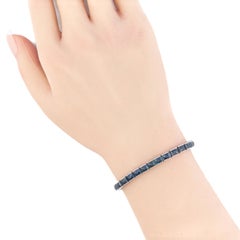 Sapphire Half Bezel Tennis Bracelet