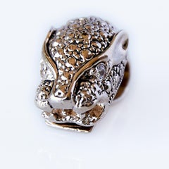 Jaguar  Earring Clip On Sapphire Statement J Dauphin