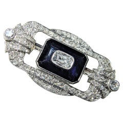 Antique Sapphire (No Heat) 1.24CT(Est) Cushion Diamond pin Platinum AGL certificate