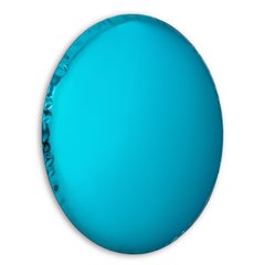 Sapphire Oko 150 Sculptural Wall Mirror by Zieta