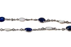 Sapphire & Opal Diamond By The Yard Necklace
