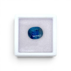 Zaffiro taglio ovale a cuscino, 3,62 ct  Zaffiro naturale trattato termicamente