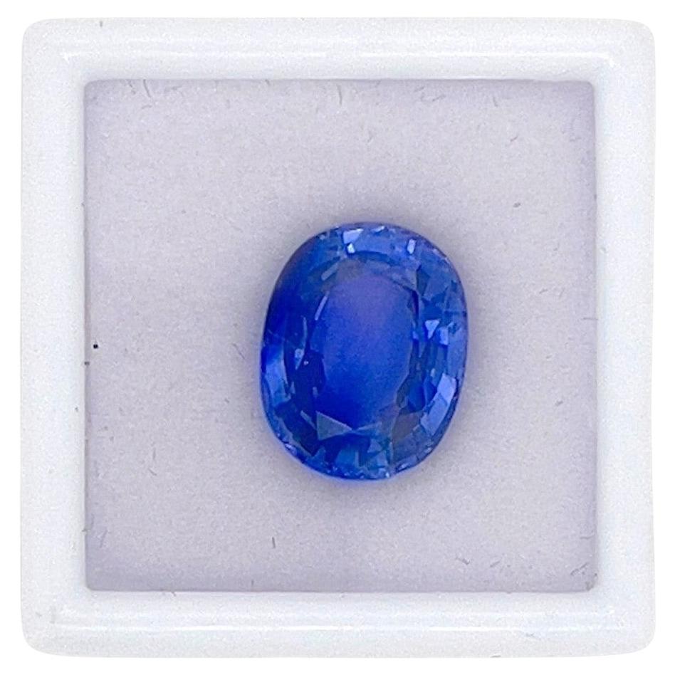Sapphire Ovale Cushion Cut 5.67 ct  Sri Lanka (Ceylon) Heated Natural Sapphire