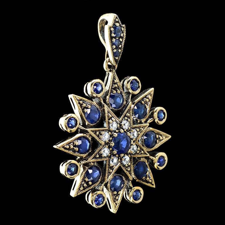 Victorian Sapphire Pendant