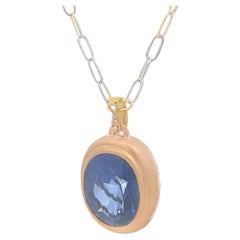 Collier pendentif saphir *PENDANT UNIQUEMENT*