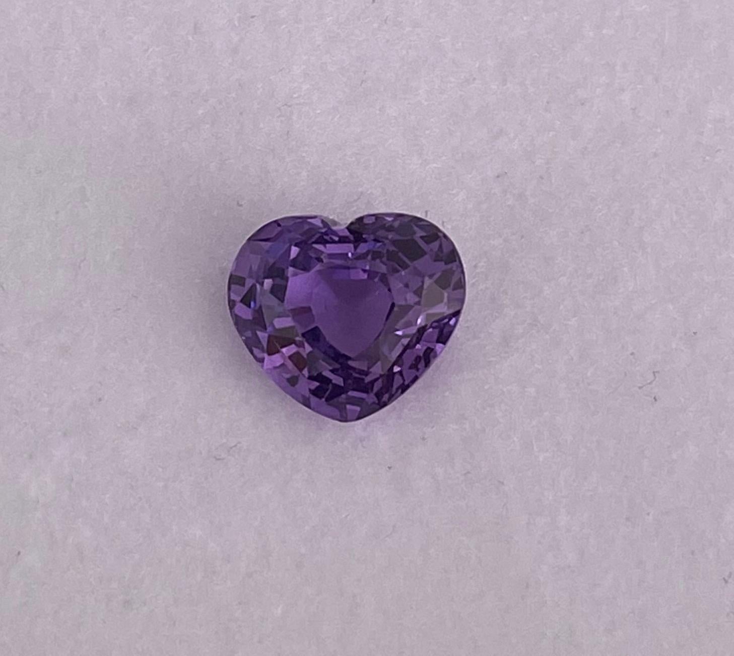 Sapphire is one of the more commonly known gemstones. What many people don��’t know is that they come in all colors of the rainbow. This purple Sapphire from Madagascar is, unlike many other sapphires in the market, not heated to adjust its color. The