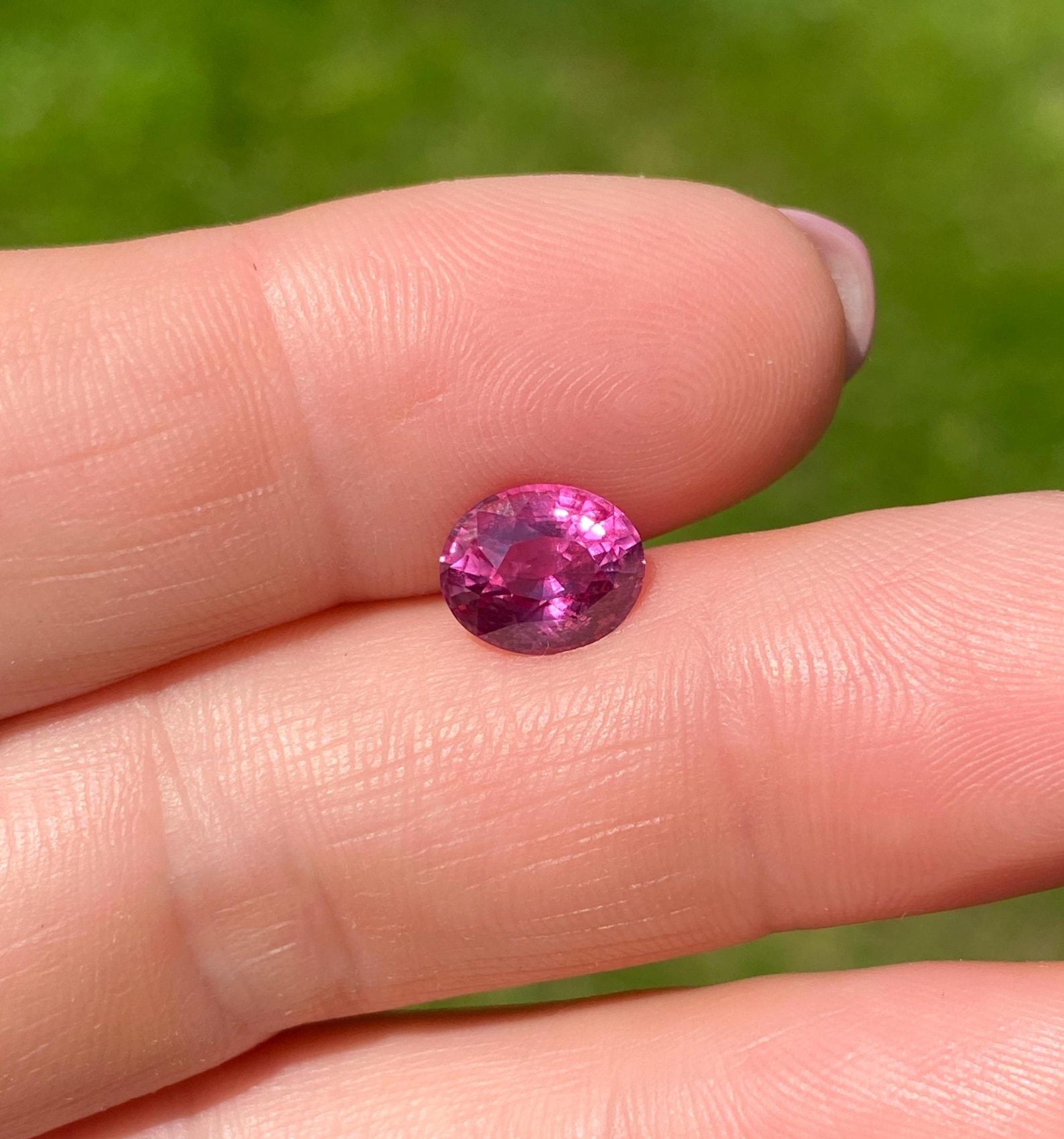 Sapphire RARE COLOR 2.54Ct Pink Natural gemstone, Oval cut, Kenya, GIA certified For Sale 5