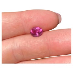 Sapphire RARE COLOR 2.54Ct Pink Natural gemstone, Oval cut, Kenya, GIA certified