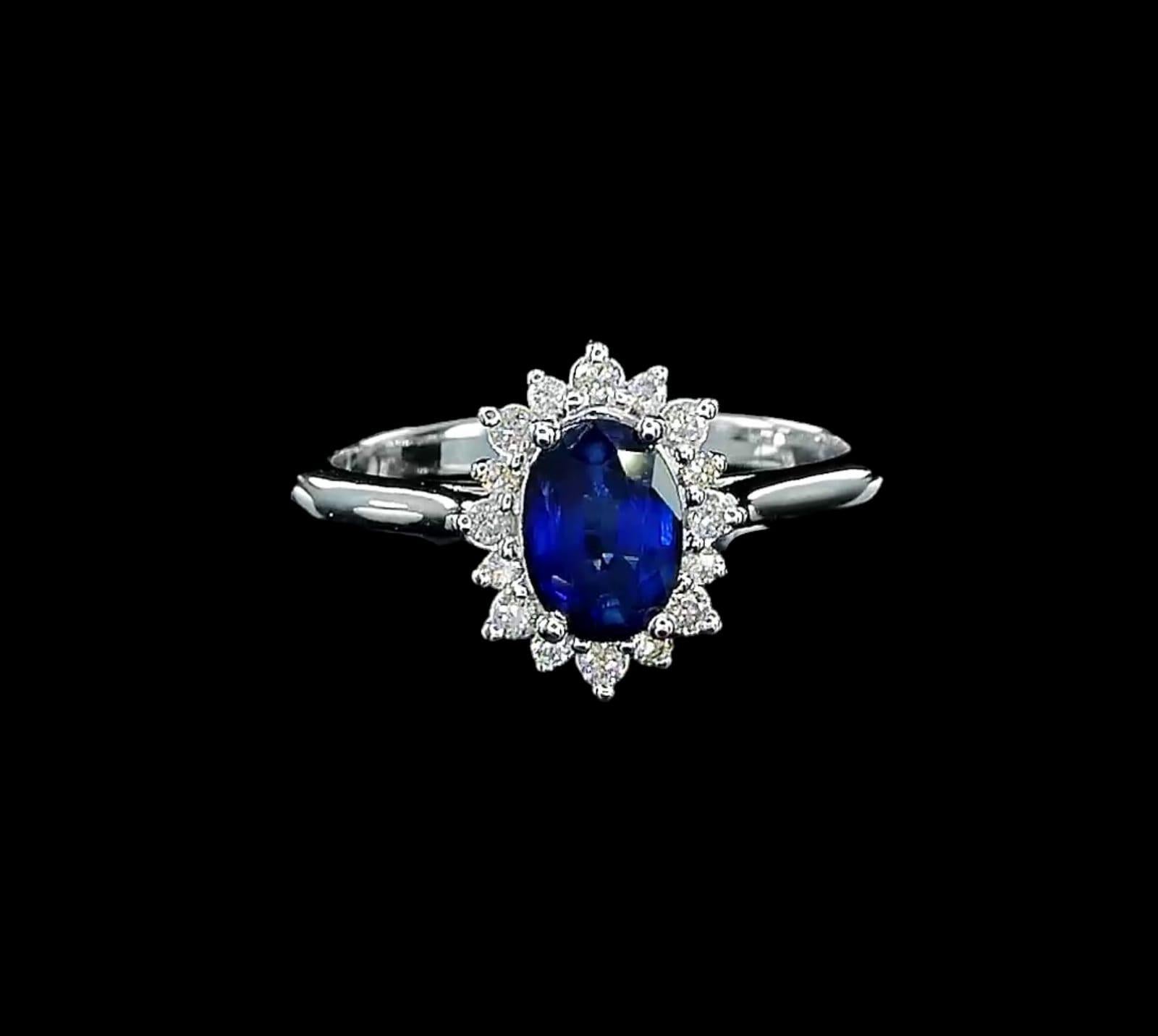 Oval Cut Sapphire Ring For Sale