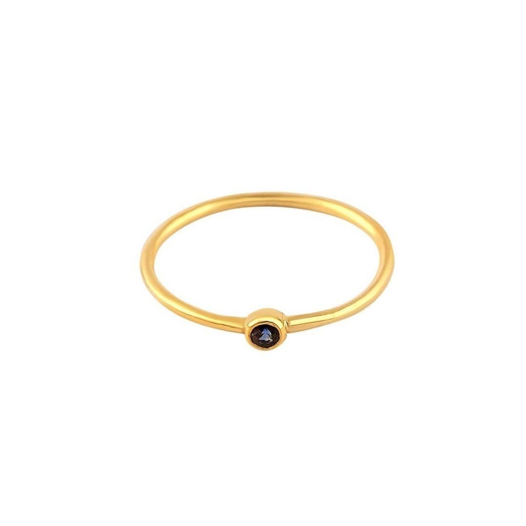 sapphire stackable ring