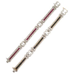 Bracelets rétro - Saphir