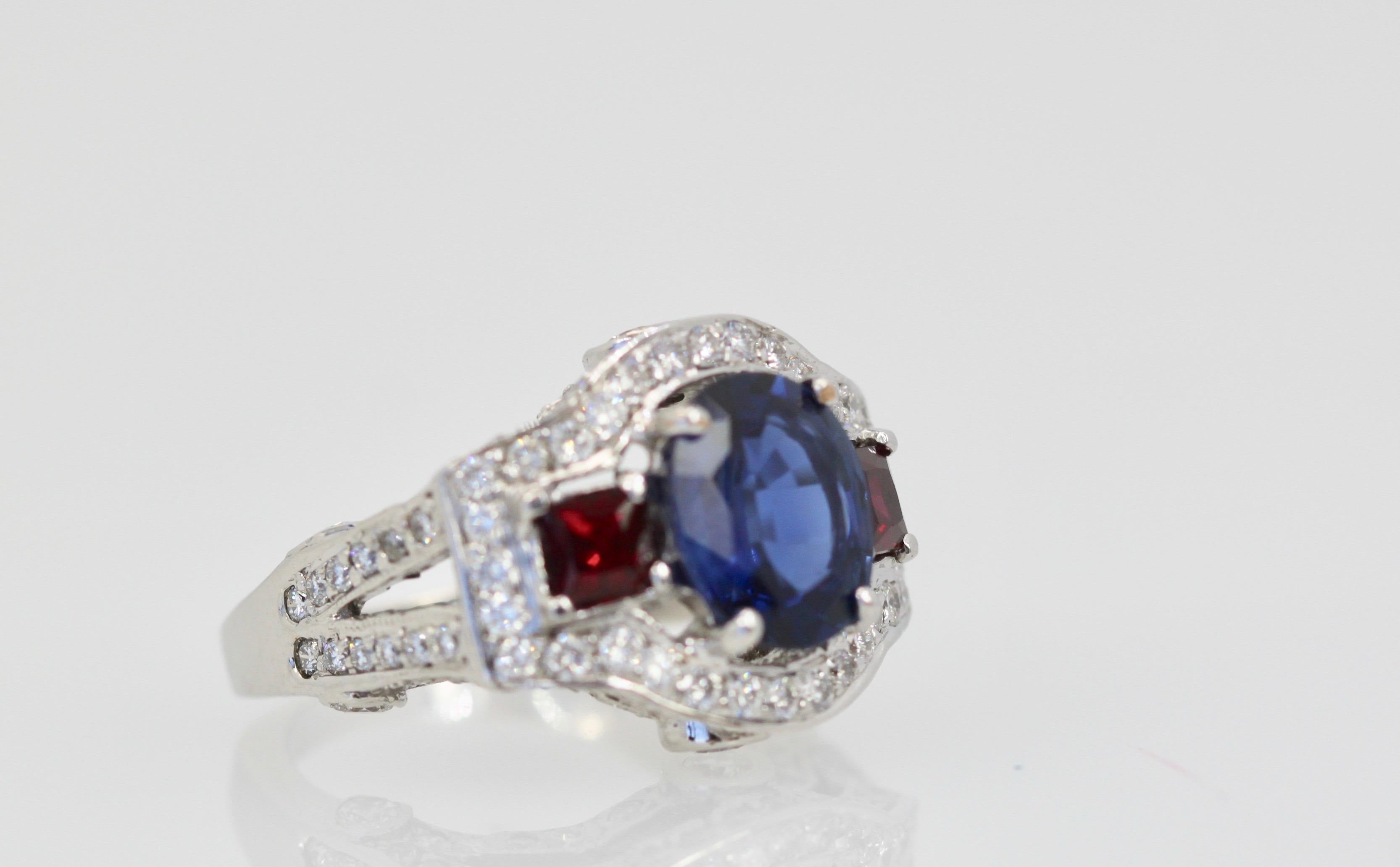 sapphire and ruby engagement rings