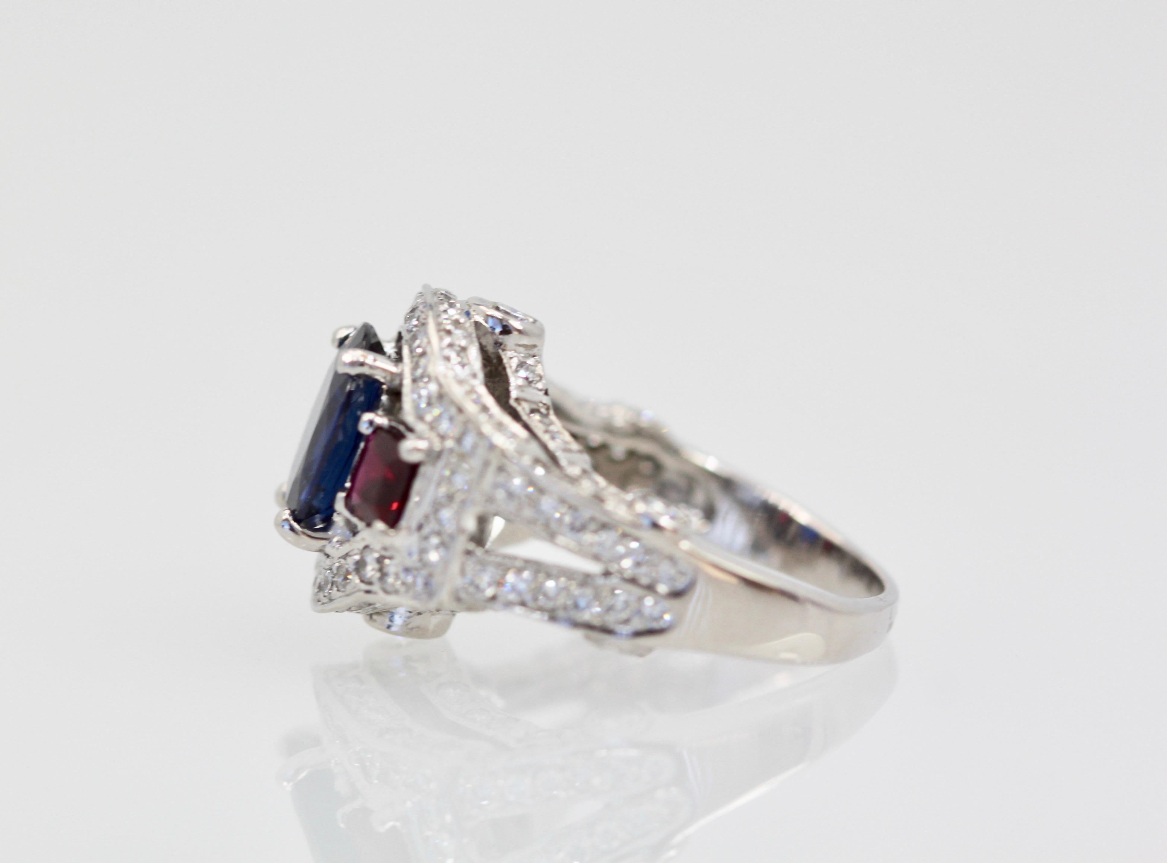 sapphire and ruby ring