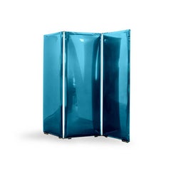 Sapphire Sonar Sculptural Floor Mirror by Zieta