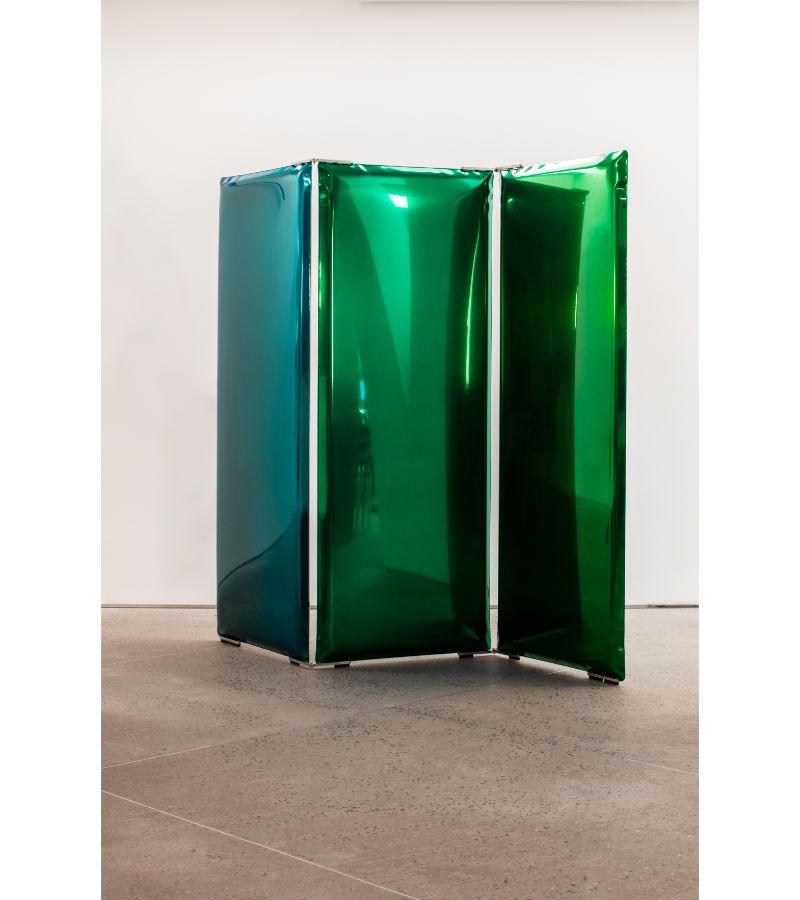 Organic Modern Sapphire Sonar Sculptural Floor Mirror by Zieta For Sale