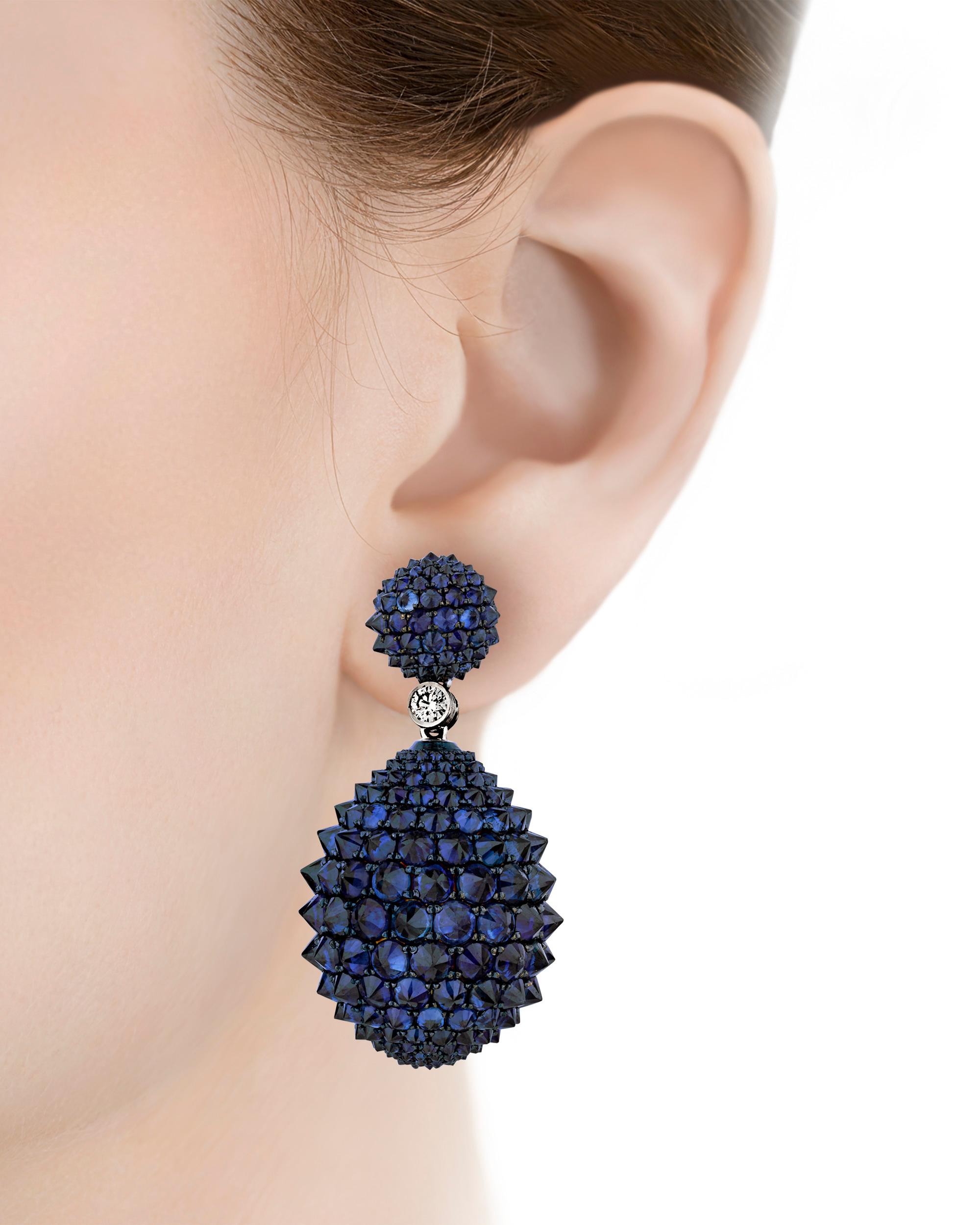 spiky earrings