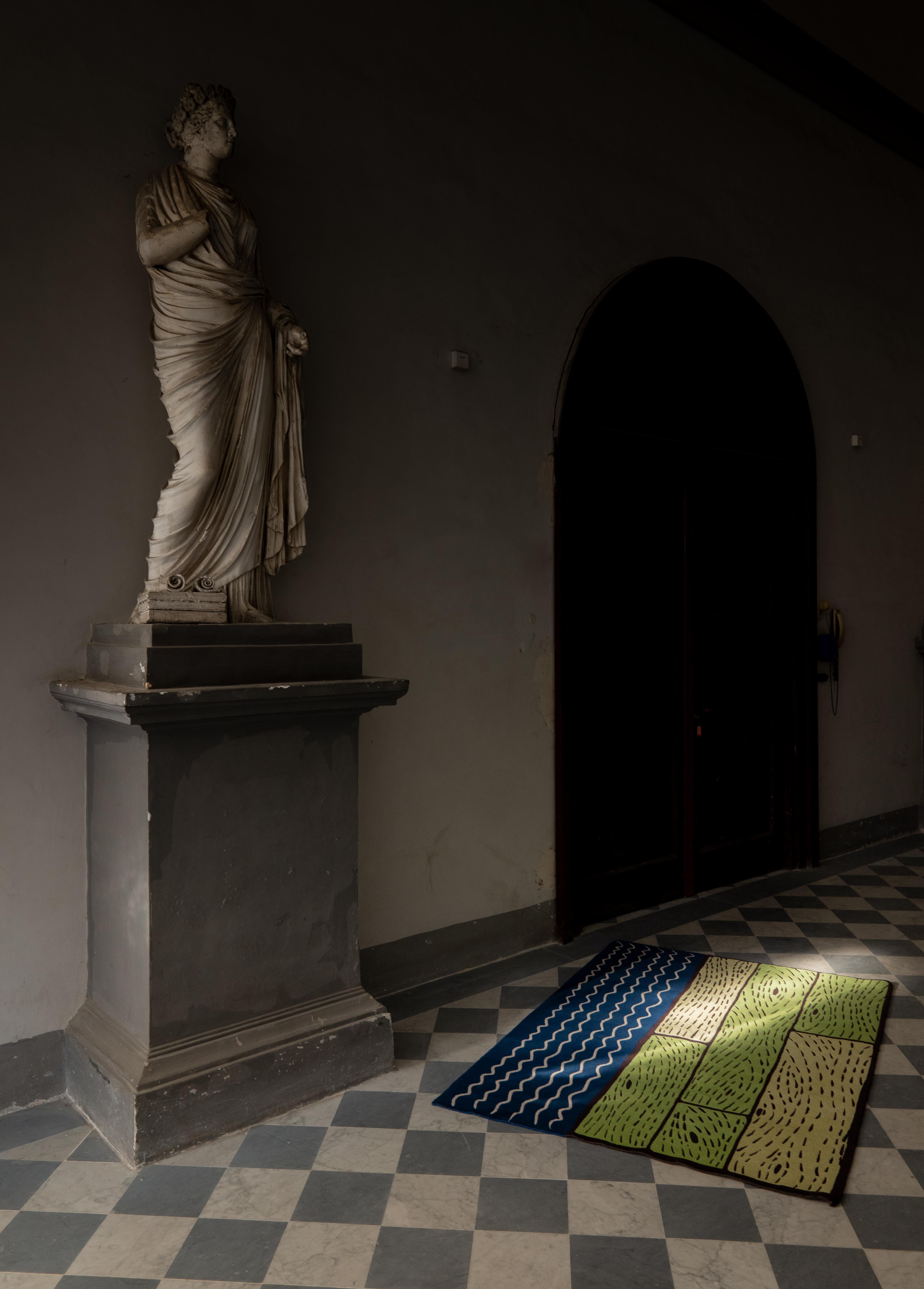 Annodato a mano Tappeto fatto a mano 