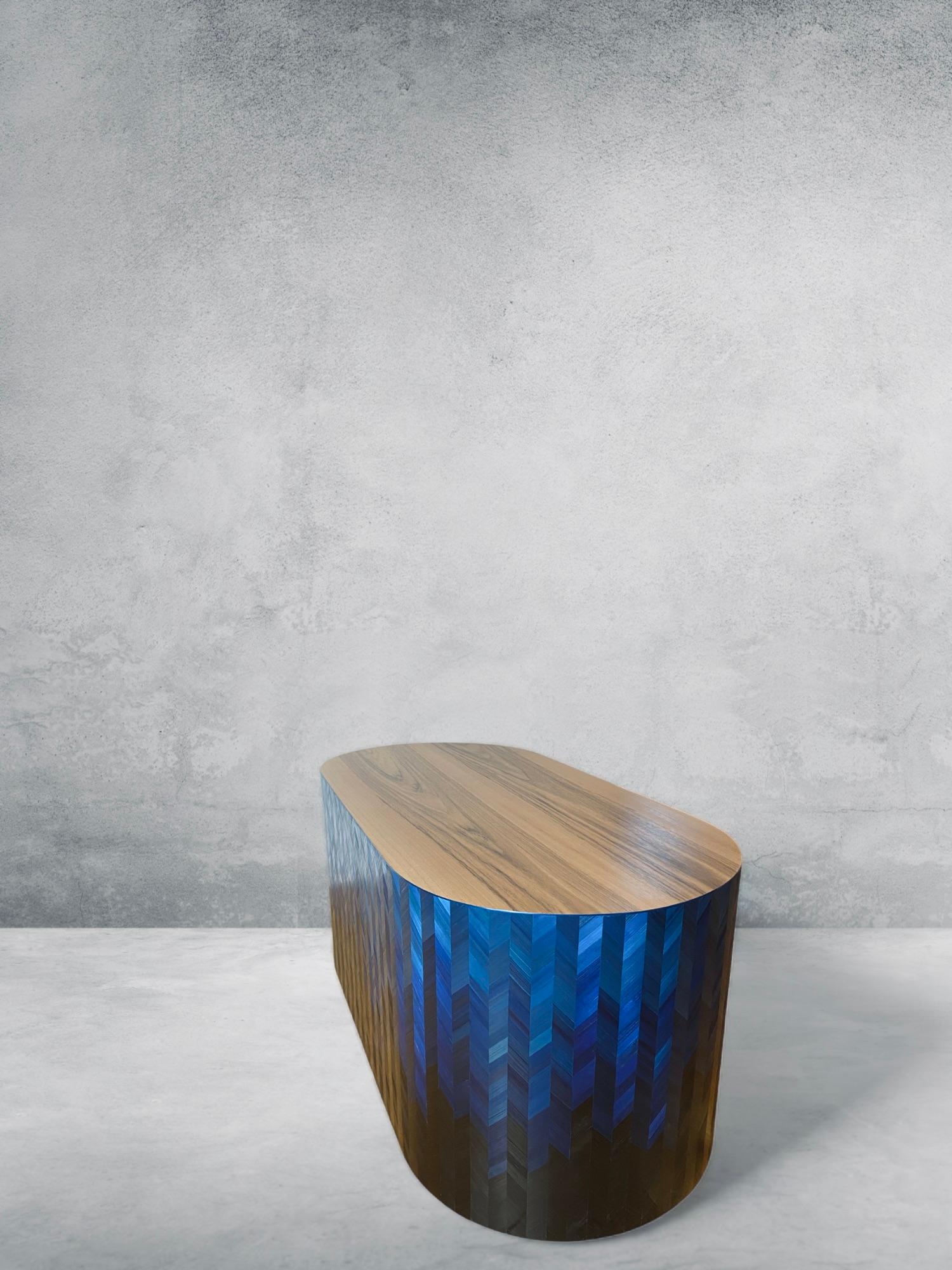 Contemporary Sapphire Table For Sale