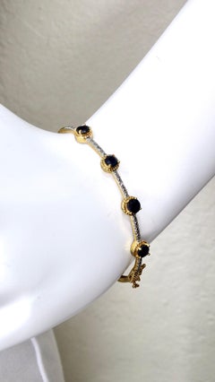 Sapphire Vintage 1920's Bracelet