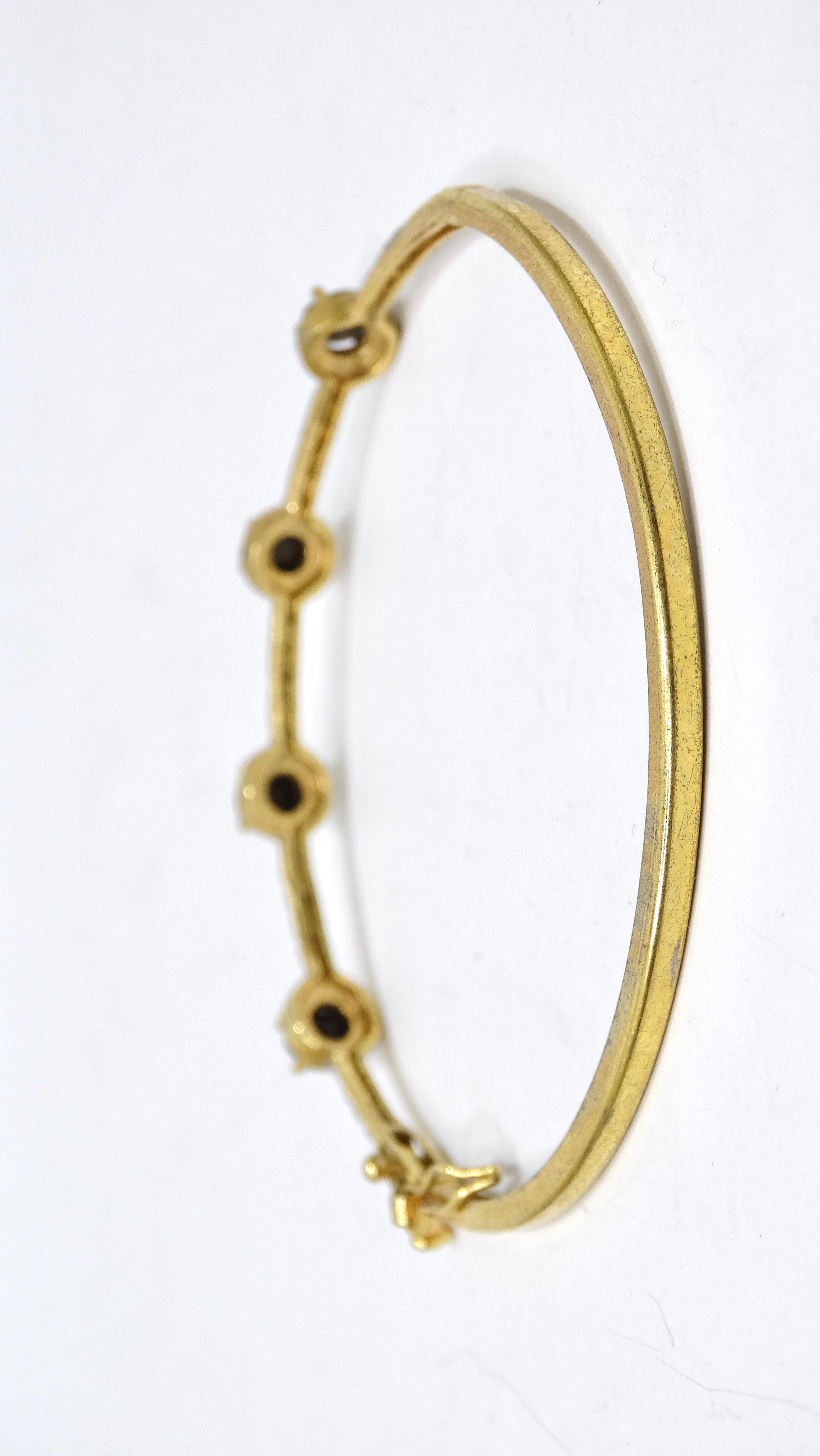 Women's or Men's Sapphire Vintage 1920's Bracelet For Sale