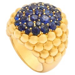 Sapphire Yellow Gold Ring
