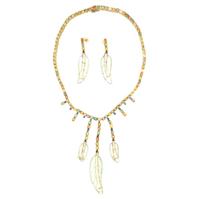 Parure Necklace Earrings - 132 For Sale on 1stDibs