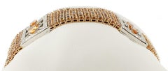 Sapphires and Diamonds Beautiful Link Bracelet