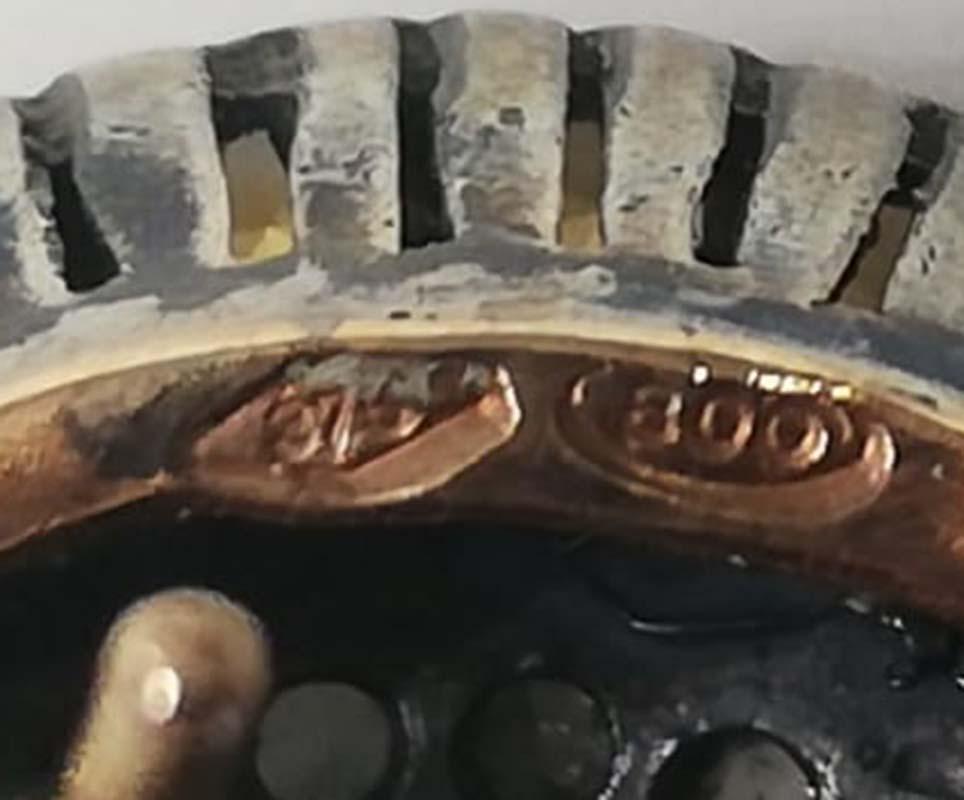 Donna Zaffiri, diamanti, oro rosa e argento Orecchini Retrò. in vendita