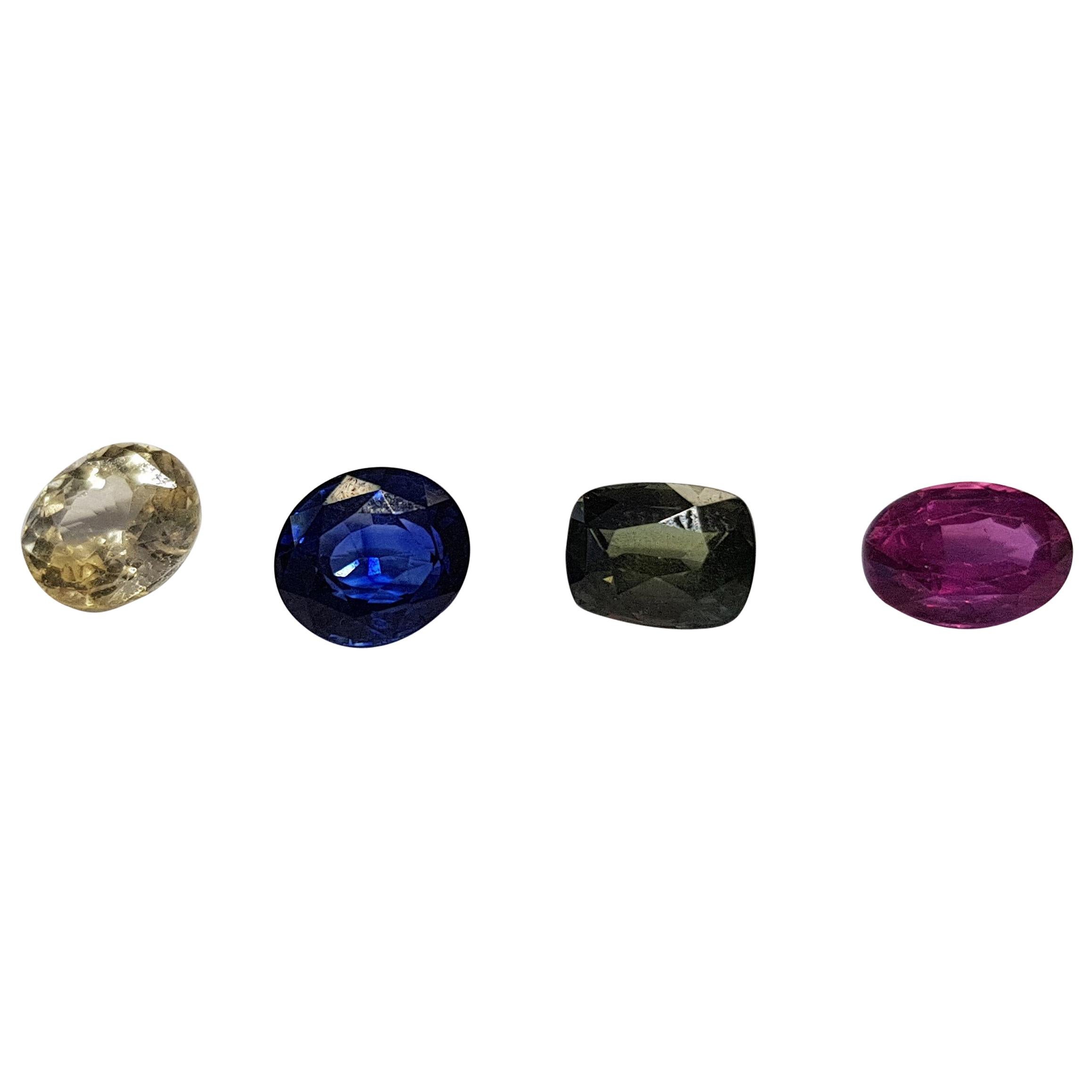 Sapphires Including Yellow, Blue, Pink, Green, Padparadscha, Kashmir and Others For Sale