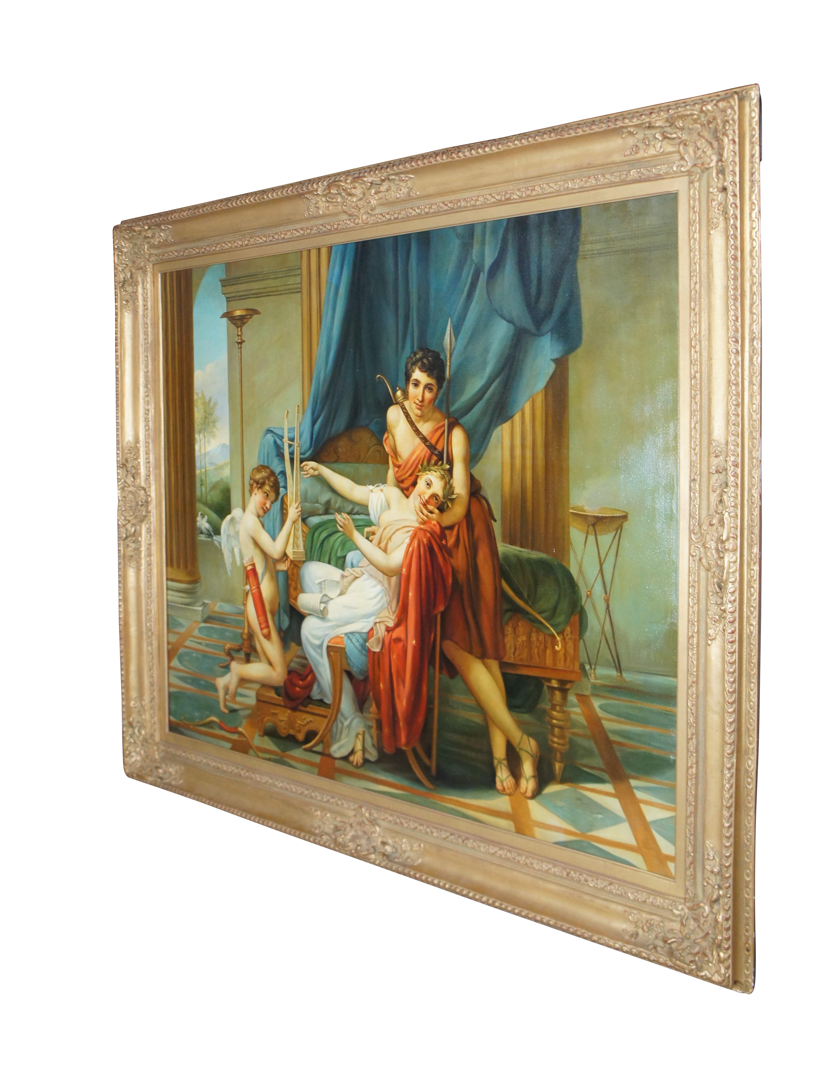 A Monumental contemporary school painting of 