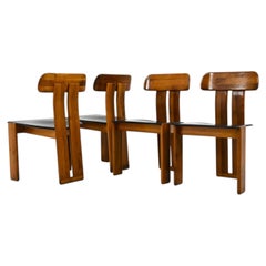 Sapporo Dining chairs By Mario Marenco for Mobilgirgi, 1970s, set of 4